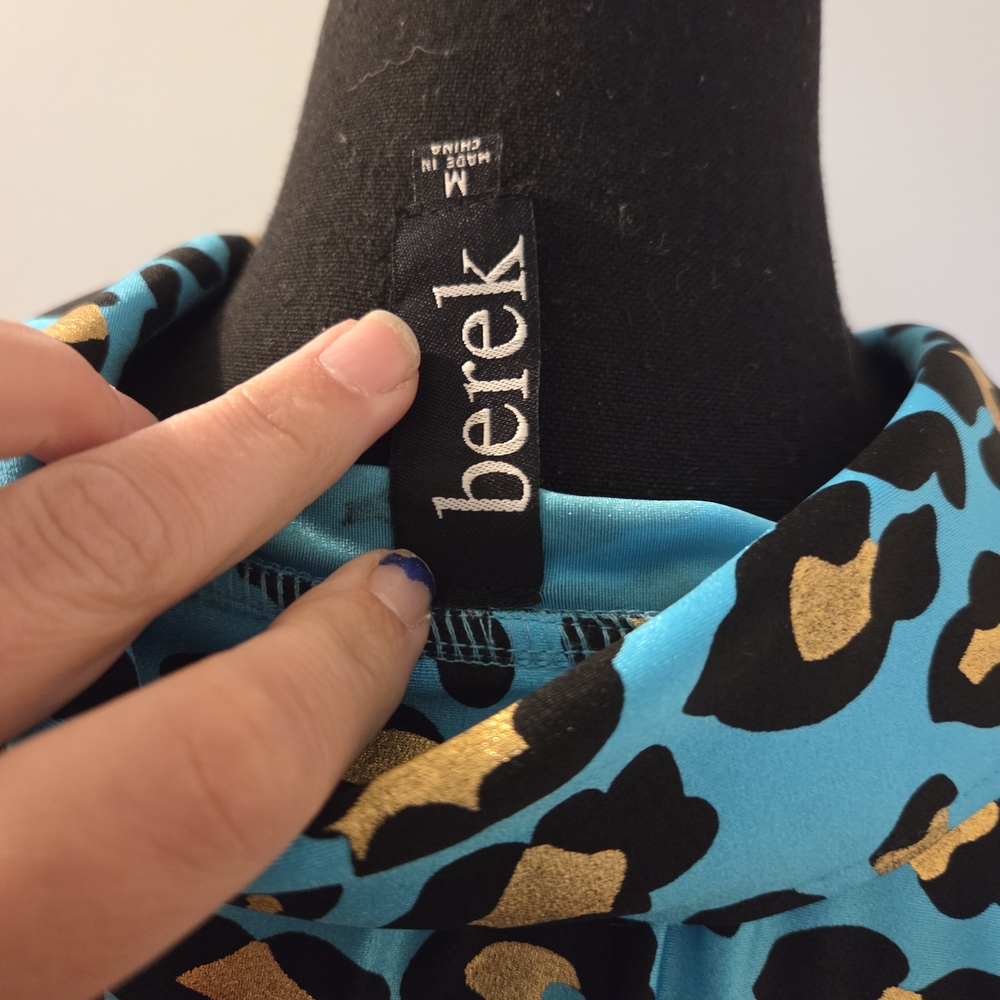 Berek Blue Leopard Print Jacket - Picture 7 of 7